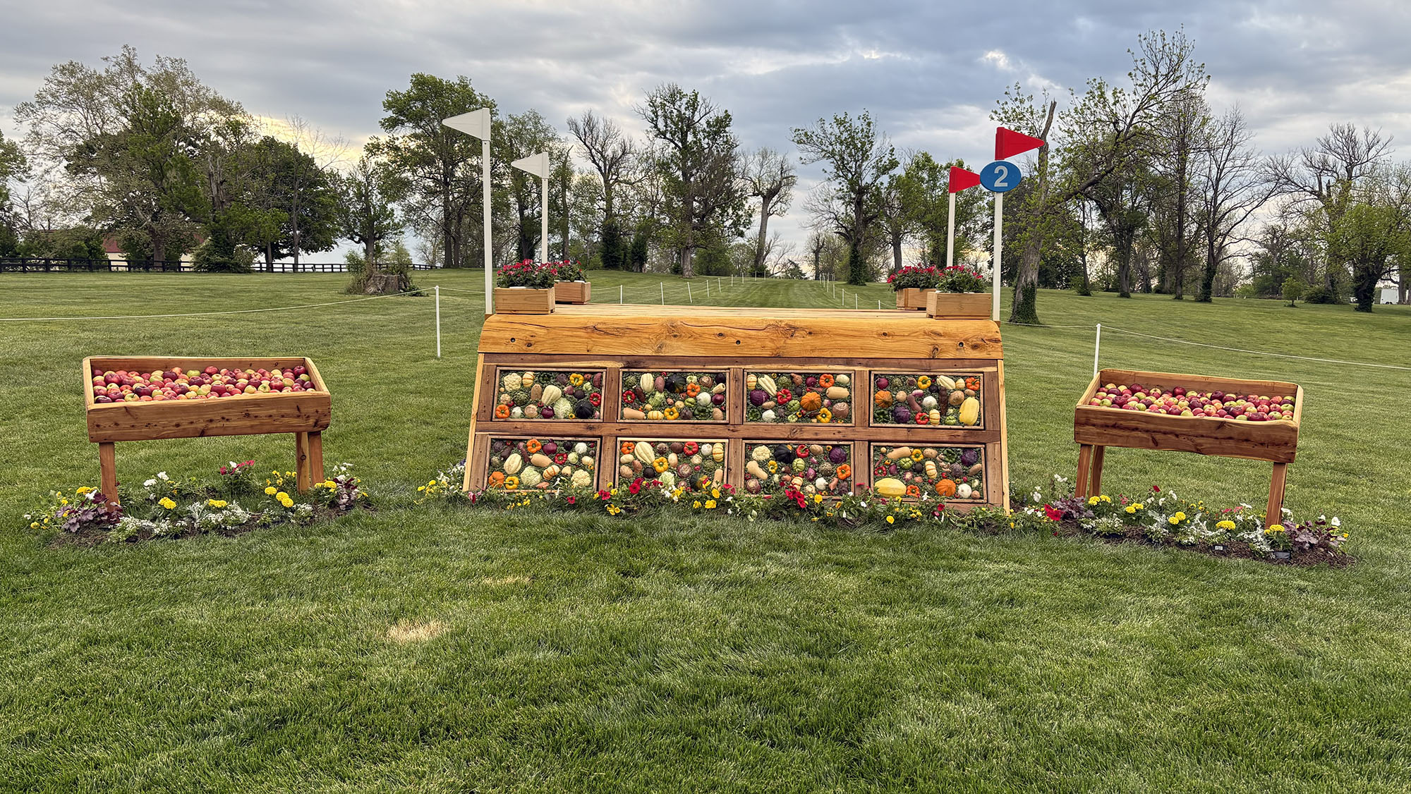 Kentucky Three-Day Event cross-country course fence 2