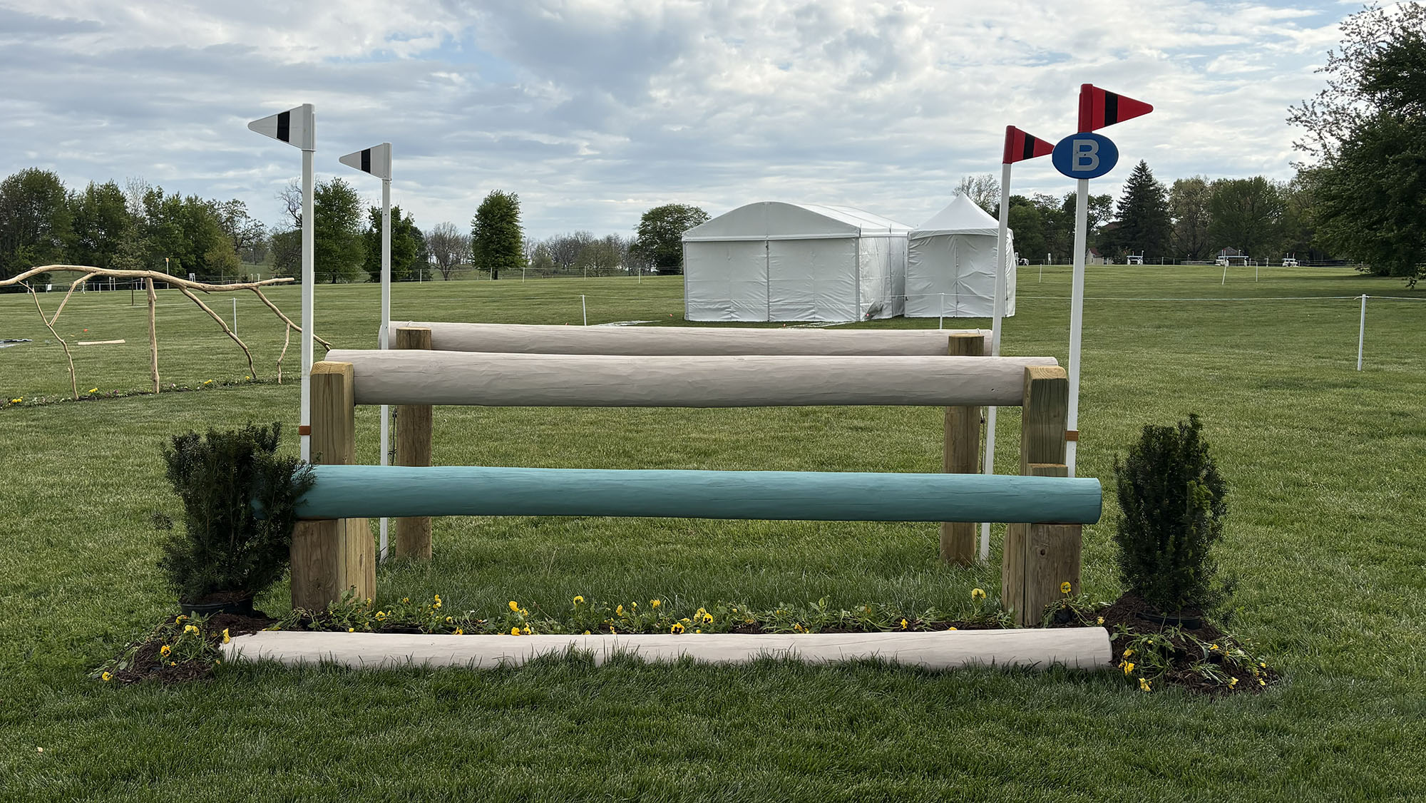 Kentucky Three-Day Event cross-country course 2026 fence 21b