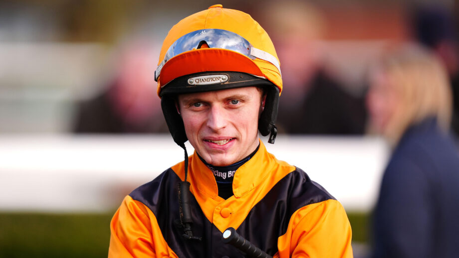 James Bowen before the Download The At The Races App Mares' Novices' Limited Handicap Hurdle at Southwell Racecourse