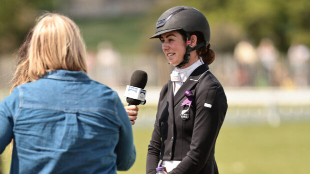 Tayla Mason is interviewed for Radio Badminton