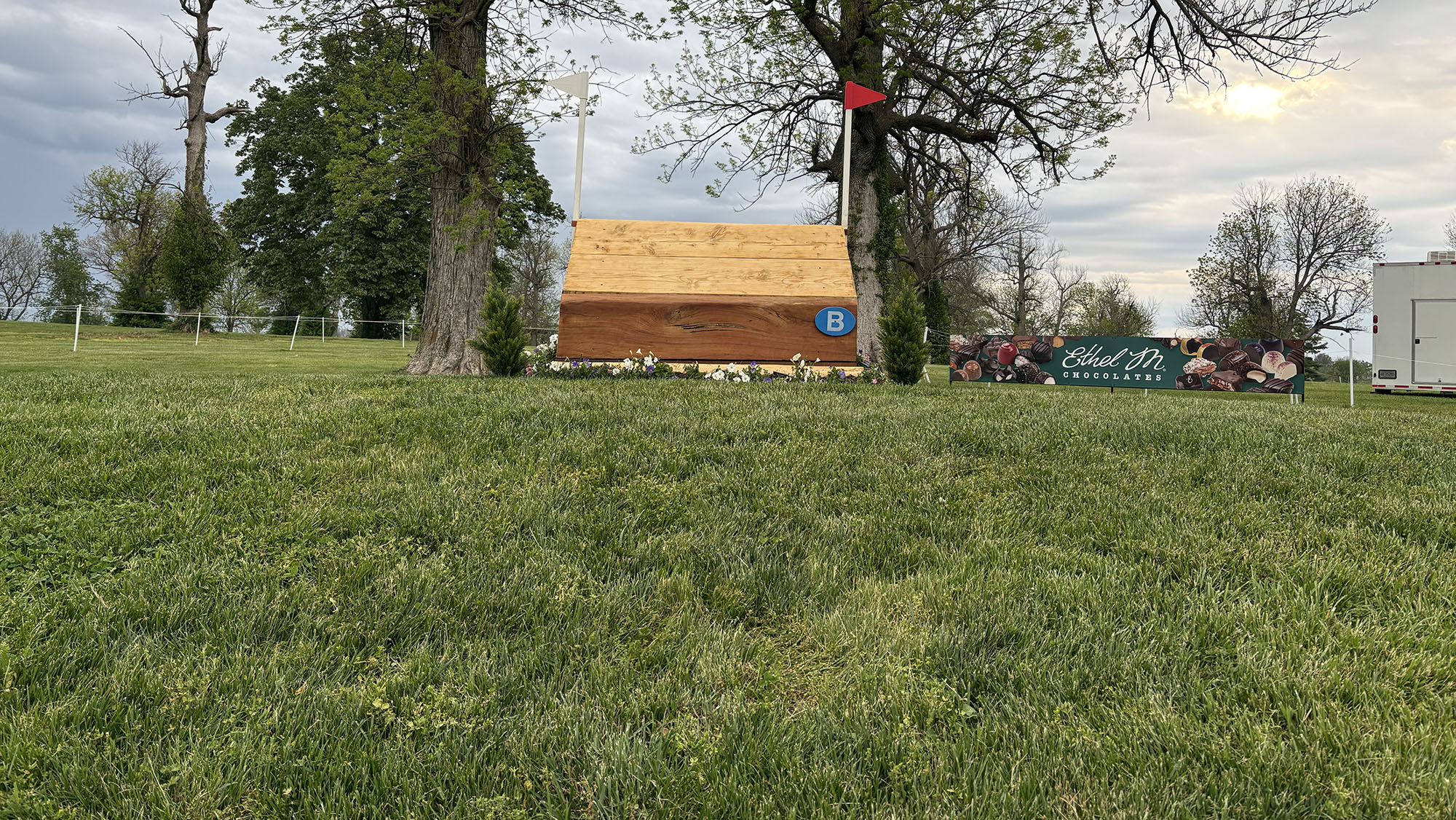 Kentucky Three-Day Event cross-country course fence 4b