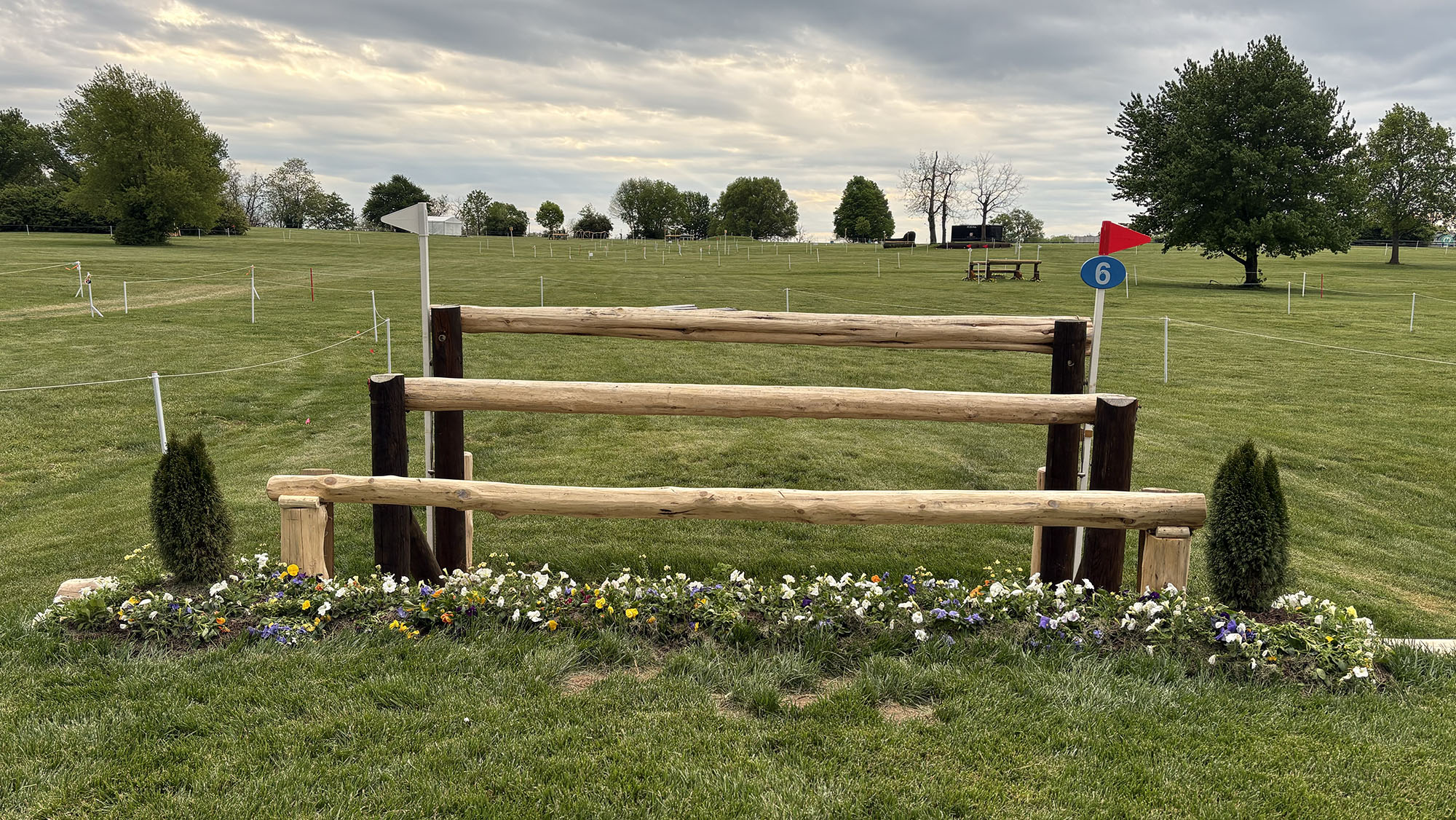 Kentucky Three-Day Event cross-country course 2026 fence 6