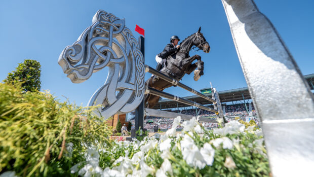 David Doel and Galileo Nieuwmoed finish third at Kentucky Three-Day Event 2026.