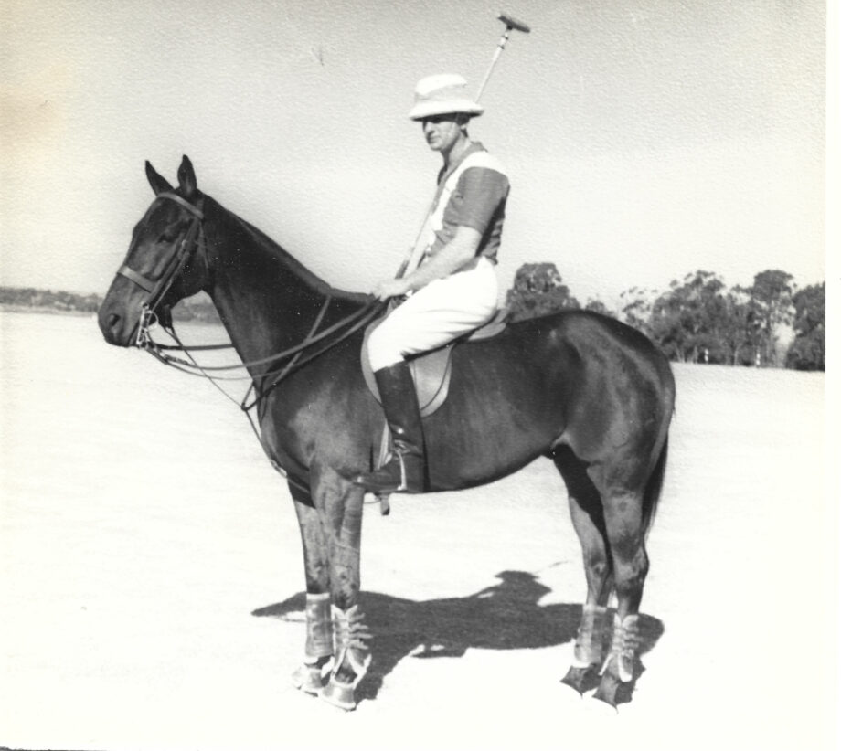 Pictured South African polo player Abby Tren.