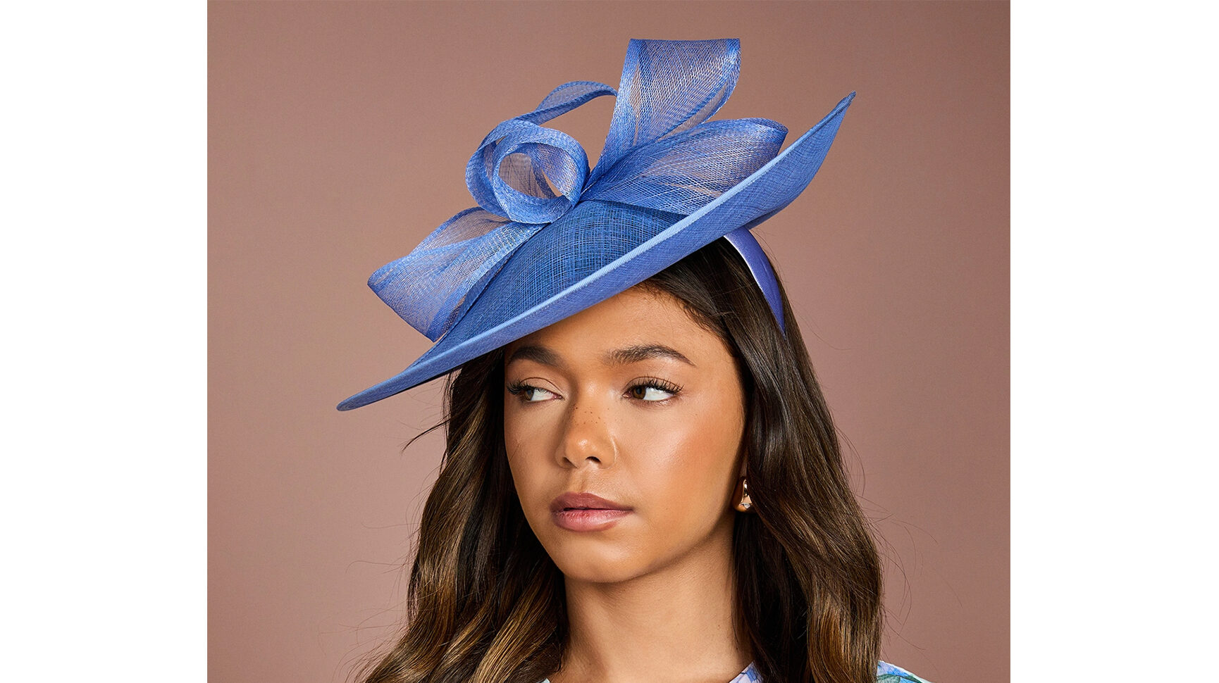 Coast Loop Detail Wide Brim Fascinator