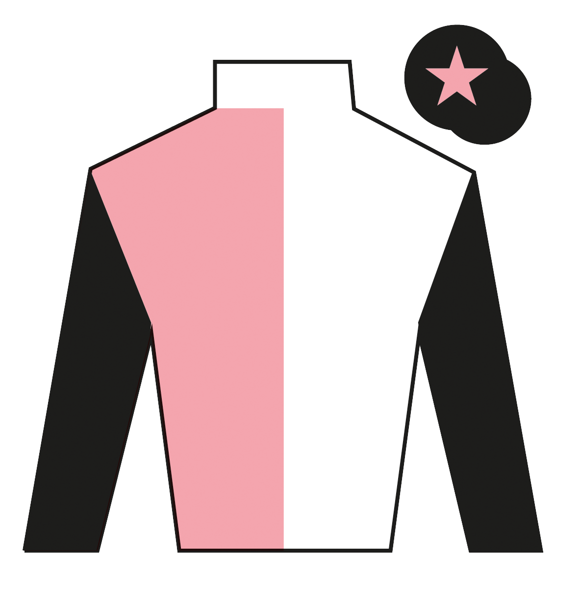Jockey's silks for Gerri Colombe in the 2026 Grand National