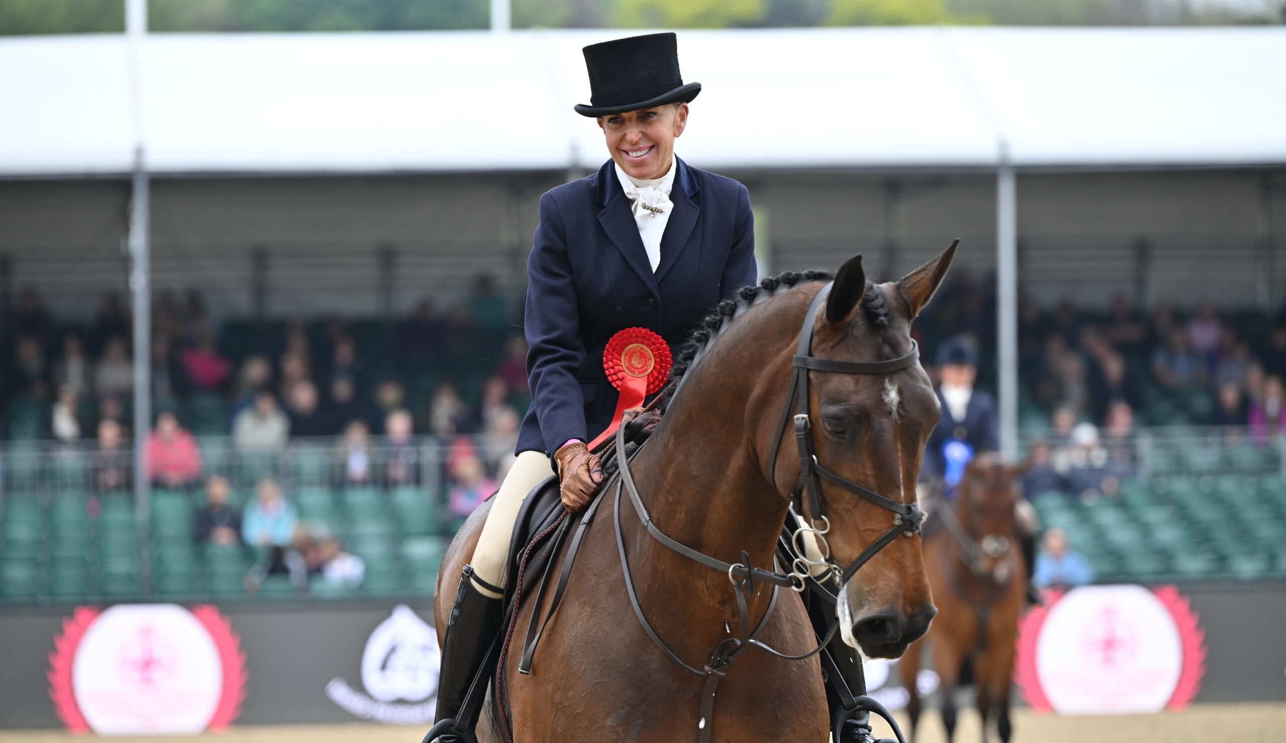 Adele Hanson and her horse The Top Drawer were working hunter champions at Windsor in 2024