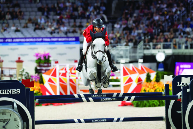 Kent Farrington leads the World Cup Final showjumping from start to finish in Fort Worth, Texas.