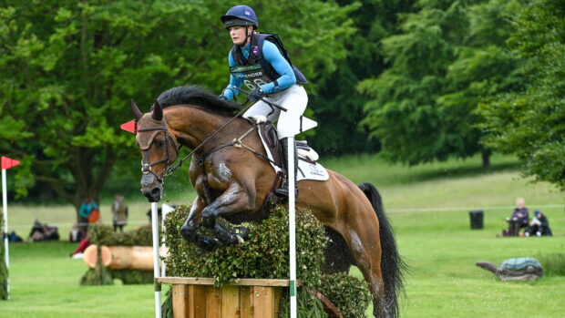 Caroline Harris and Cooley Mosstown at Bramham 2025.
