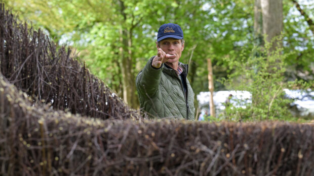 Badminton Horse Trials cross-country course 2026 – William Fox-Pitt at fence 6ab
