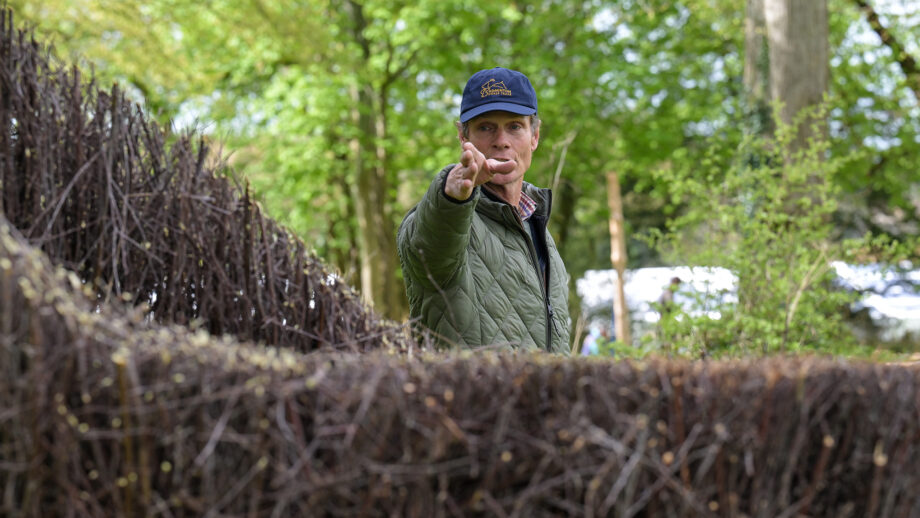 Badminton Horse Trials cross-country course 2026 – William Fox-Pitt at fence 6ab