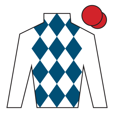 Banbridge's silks as a Grand National runner for 2026