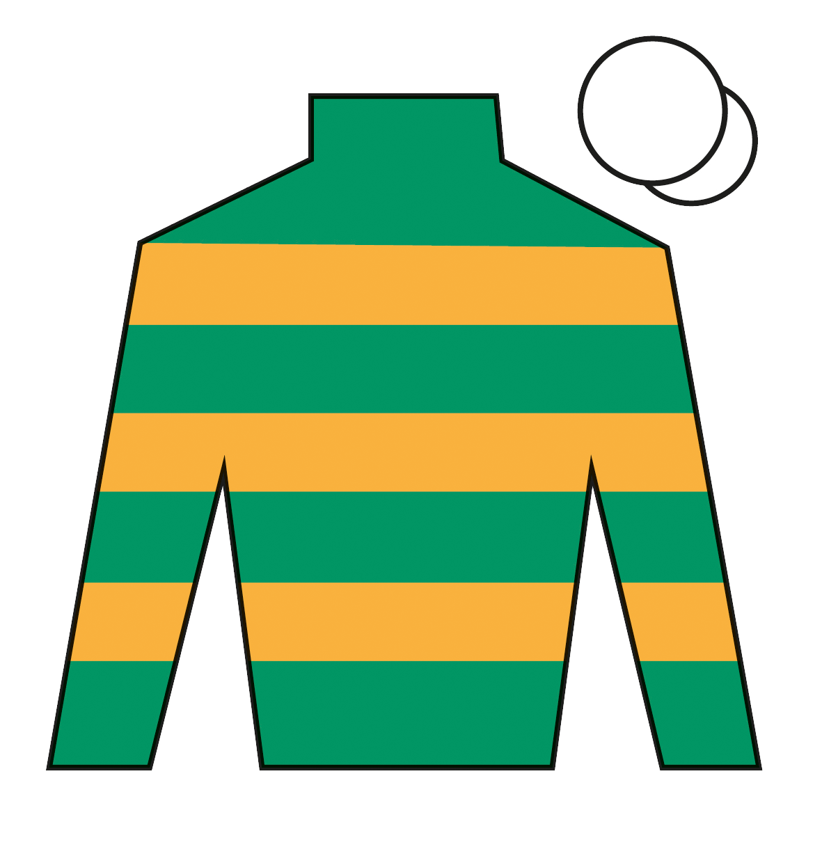 Jockey's silks for I Am Maximus, Grand National runner for 2026