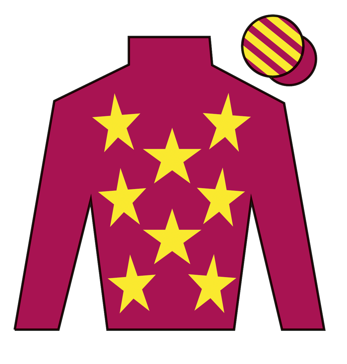 Jockey's silks for Monty’s Star as a 2026 Grand National runner