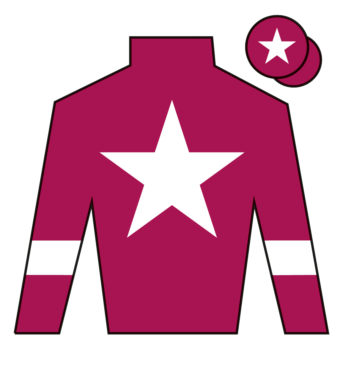 Jockey's silks for Quai De Bourbon, one of the 2026 Grand National runners