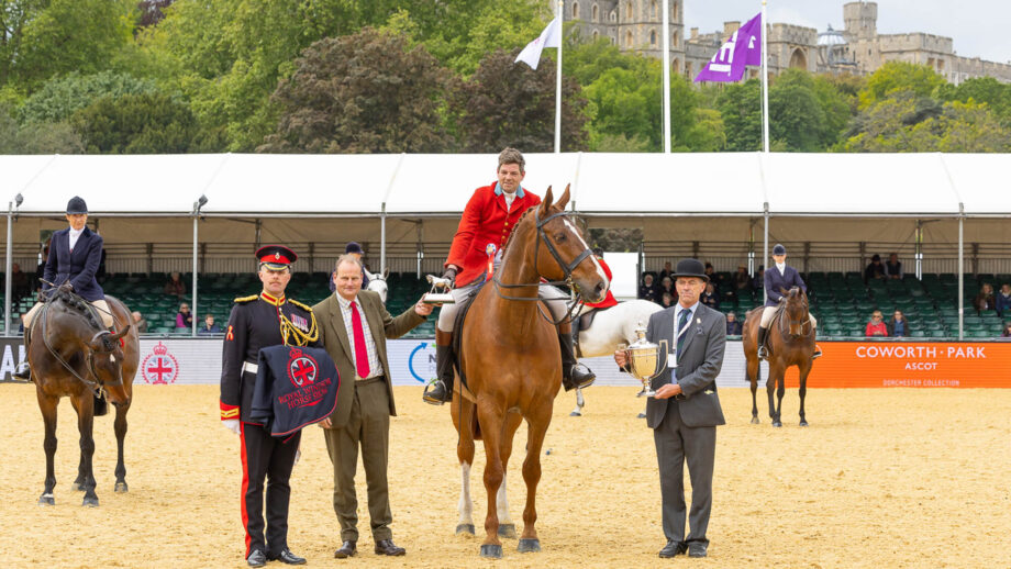 Craig Kiddier and 2026 Royal Windsor hunter champion Mulberry Lane