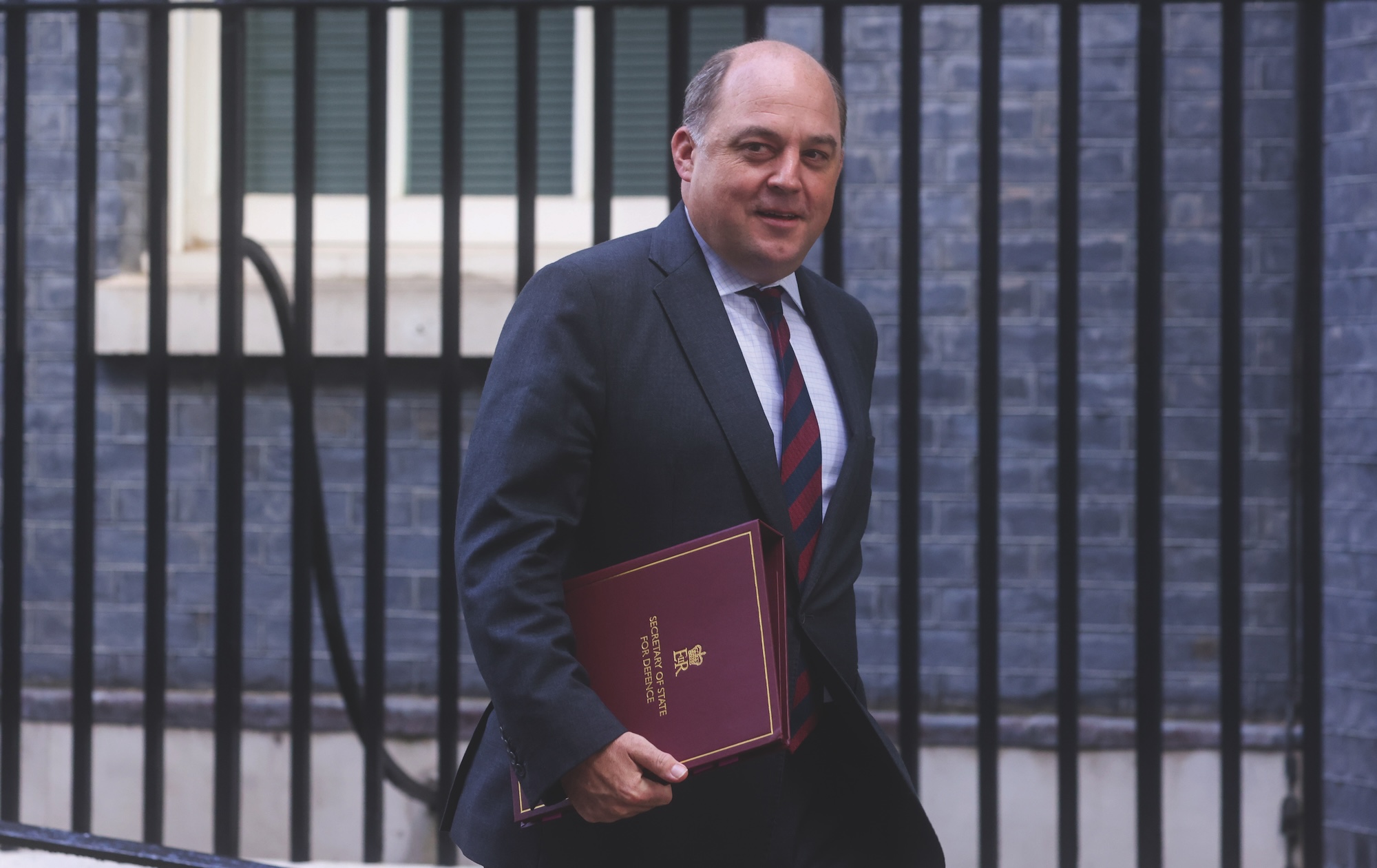 UK defence secretary Ben Wallace on Downing Street in 2022. 