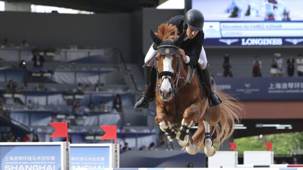 Pictured Eduardo Alvarez Aznar and horse Legend.