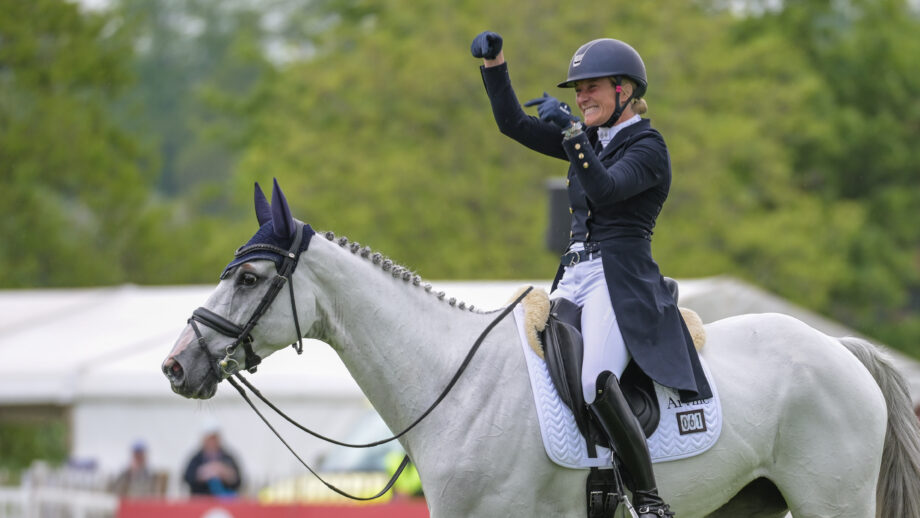 61 Lara de Liedekerke-Meier riding Hooney d'Arville during the dressage phase of the MARS Badminton Horse Trials at Badminton, near Tetbury in Gloucestershire in the UK between 6 - 10 May 2026