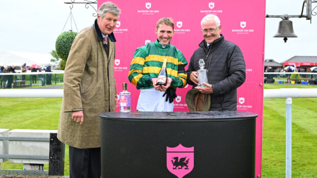 Donald McCain (pictured right) recorded his 250th Bangor-on-Dee course winner, on the same day his mother Beryl McCain passed away.