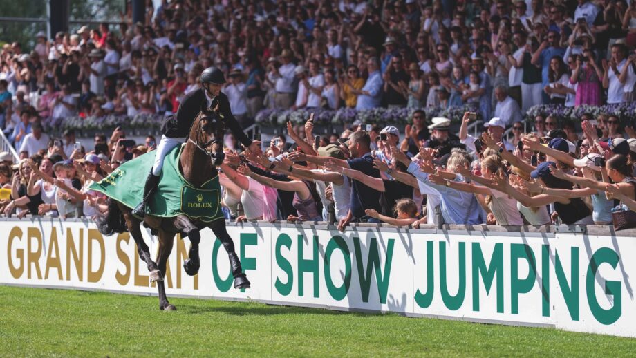 Richard Vogel and United Touch S on their lap of honour at Aachen