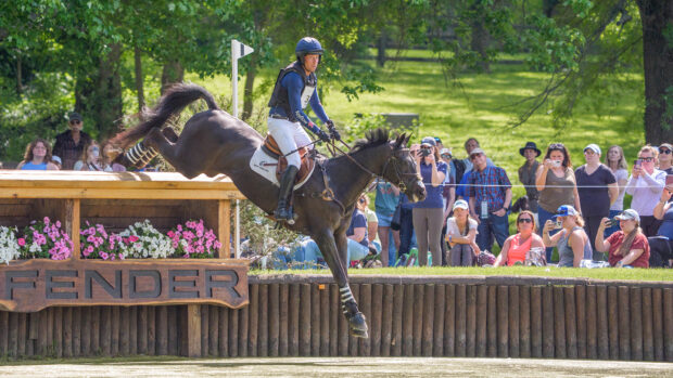 Tim Price and Vitali jump into water at Kentucky 2026.