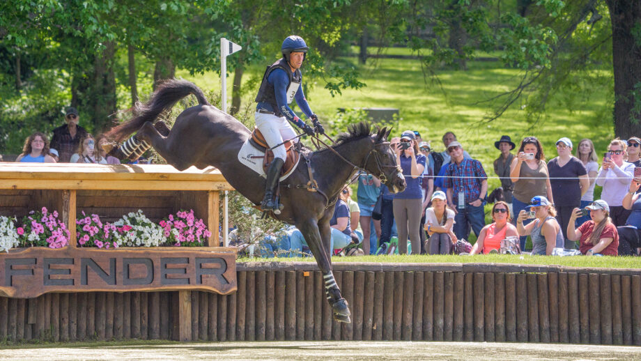 Tim Price and Vitali jump into water at Kentucky 2026.