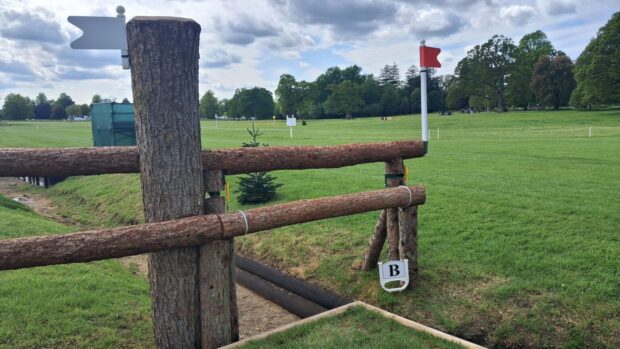 The Holland Cooper Vicarage Vee on the Badminton Horse Trials cross-country course for 2026