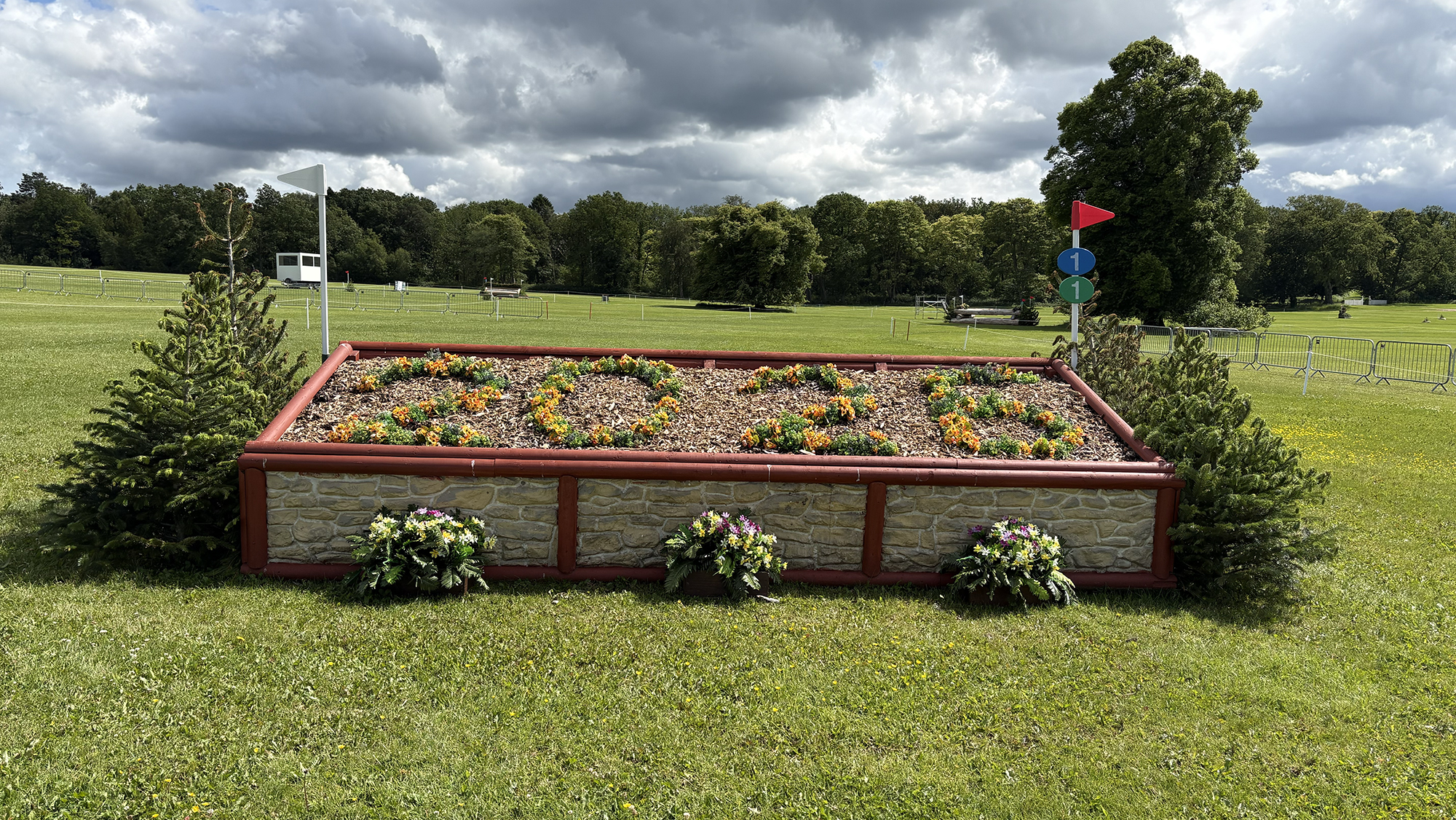 Bramham Horse Trials cross-country course 2026 fence 1