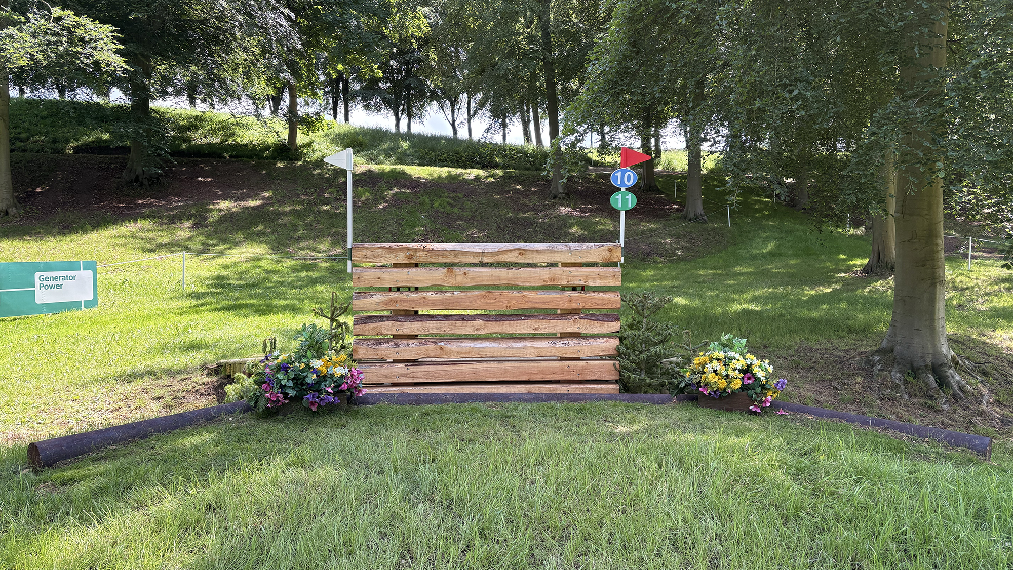 Bramham Horse Trials cross-country course 2026 fence 10
