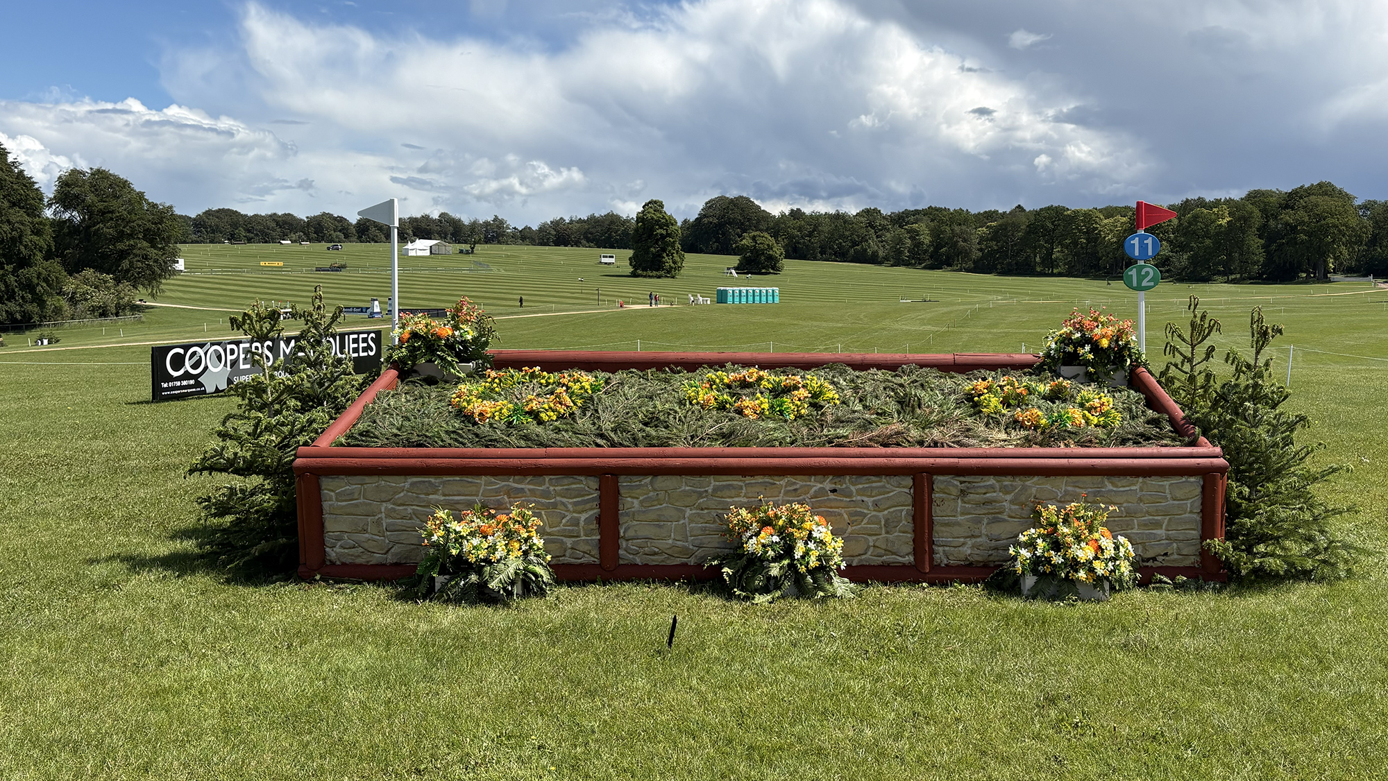 Bramham Horse Trials cross-country course 2026 fence 11
