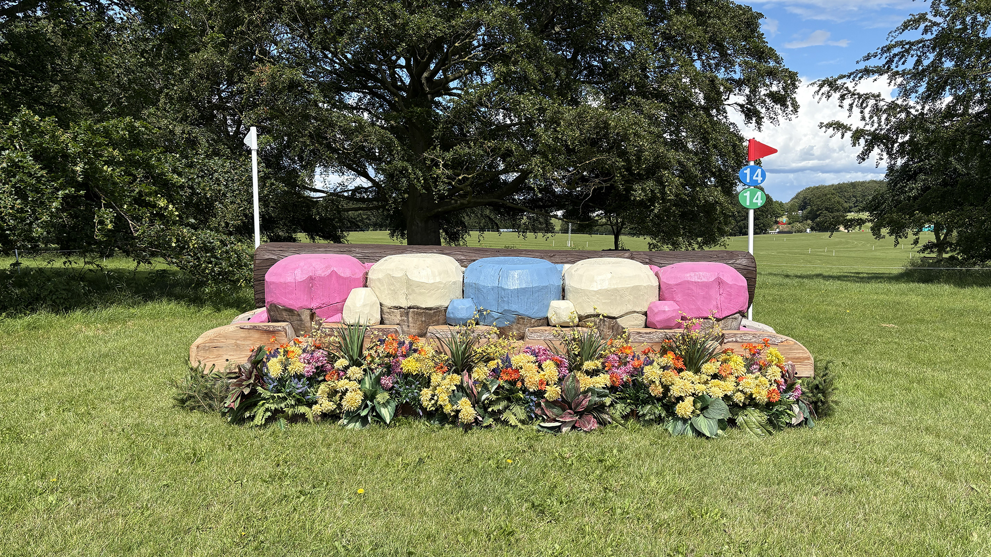 Bramham Horse Trials cross-country course 2026 fence 14