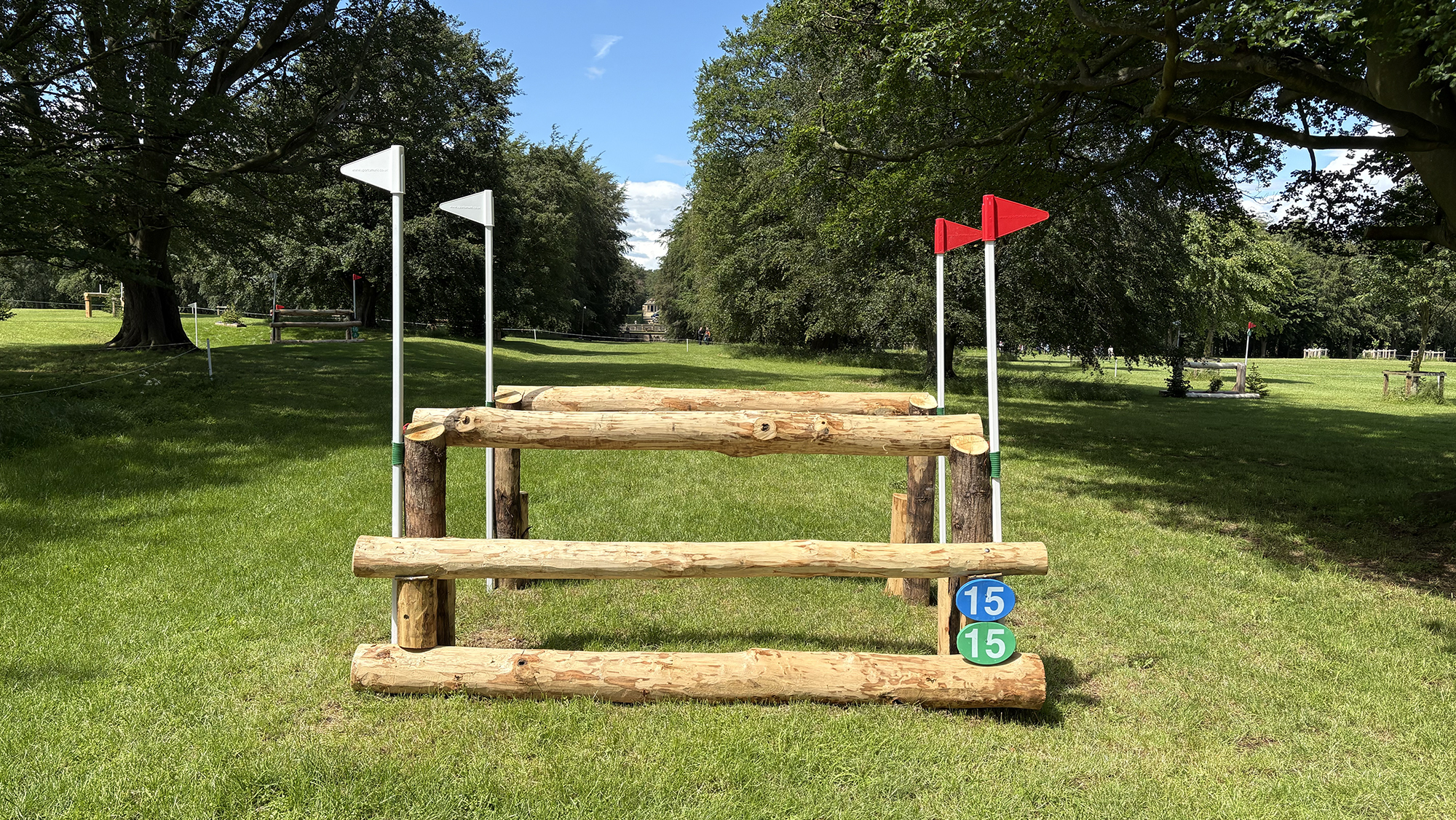 Bramham Horse Trials cross-country course 2026 fence 15