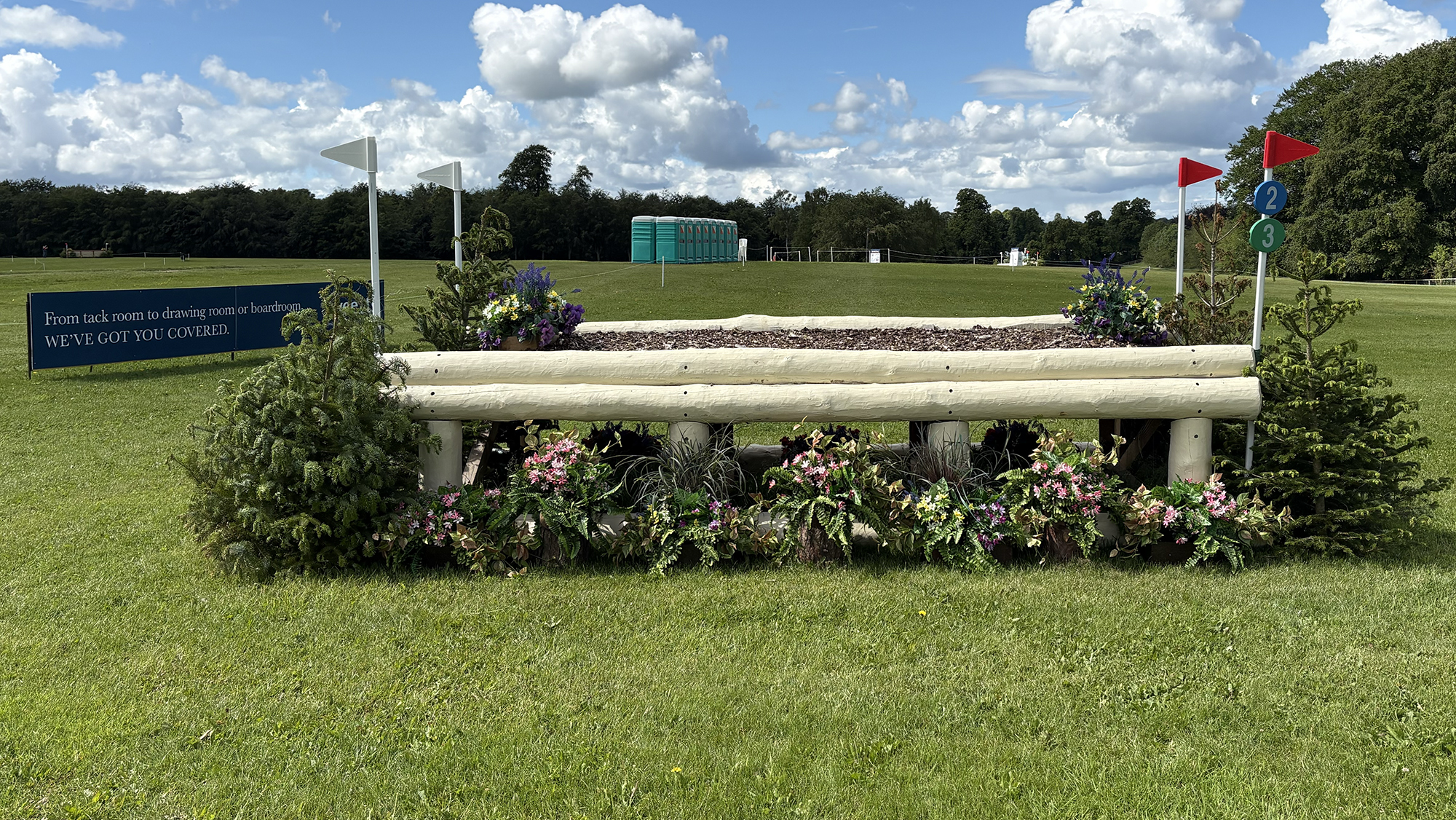 Bramham Horse Trials cross-country course 2026 fence 2