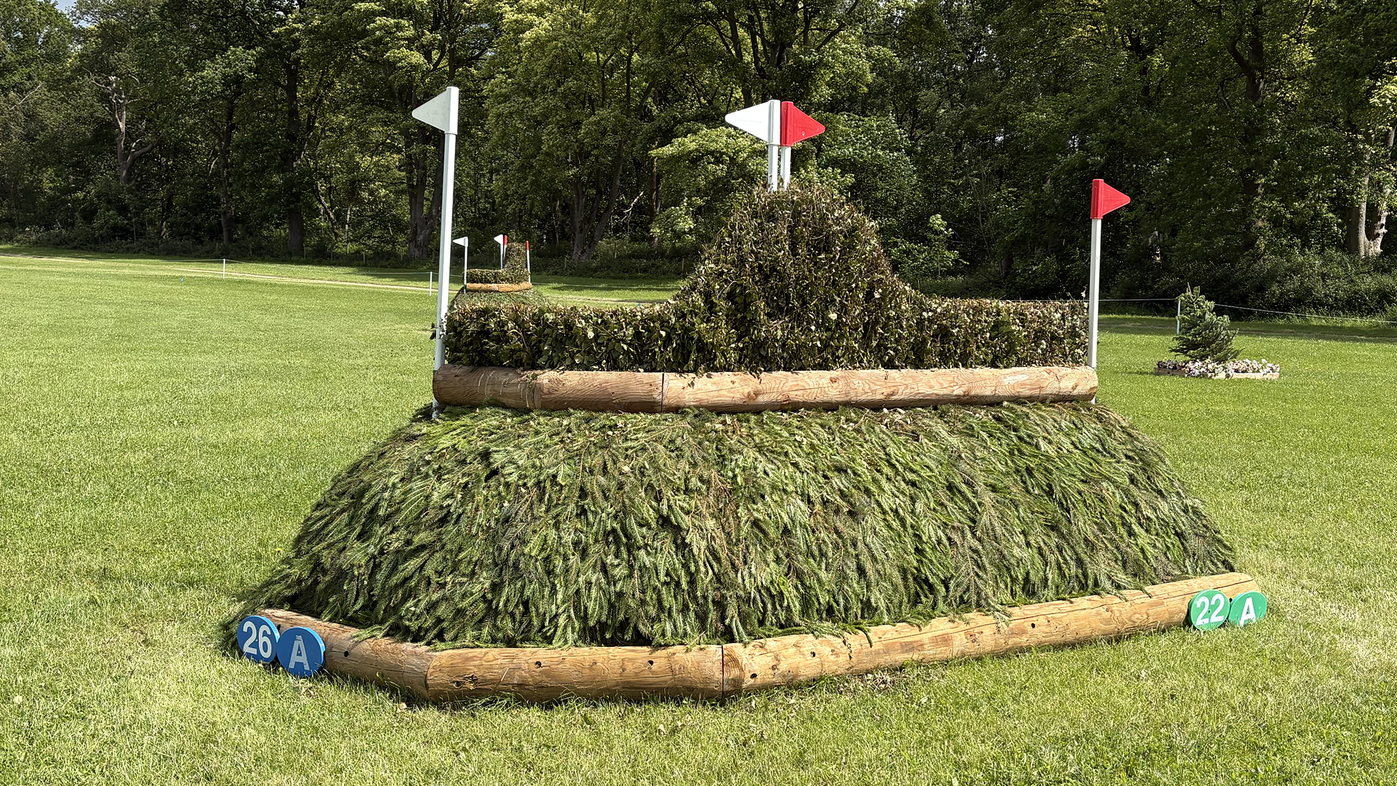 Bramham Horse Trials cross-country course 2026 fence 26a
