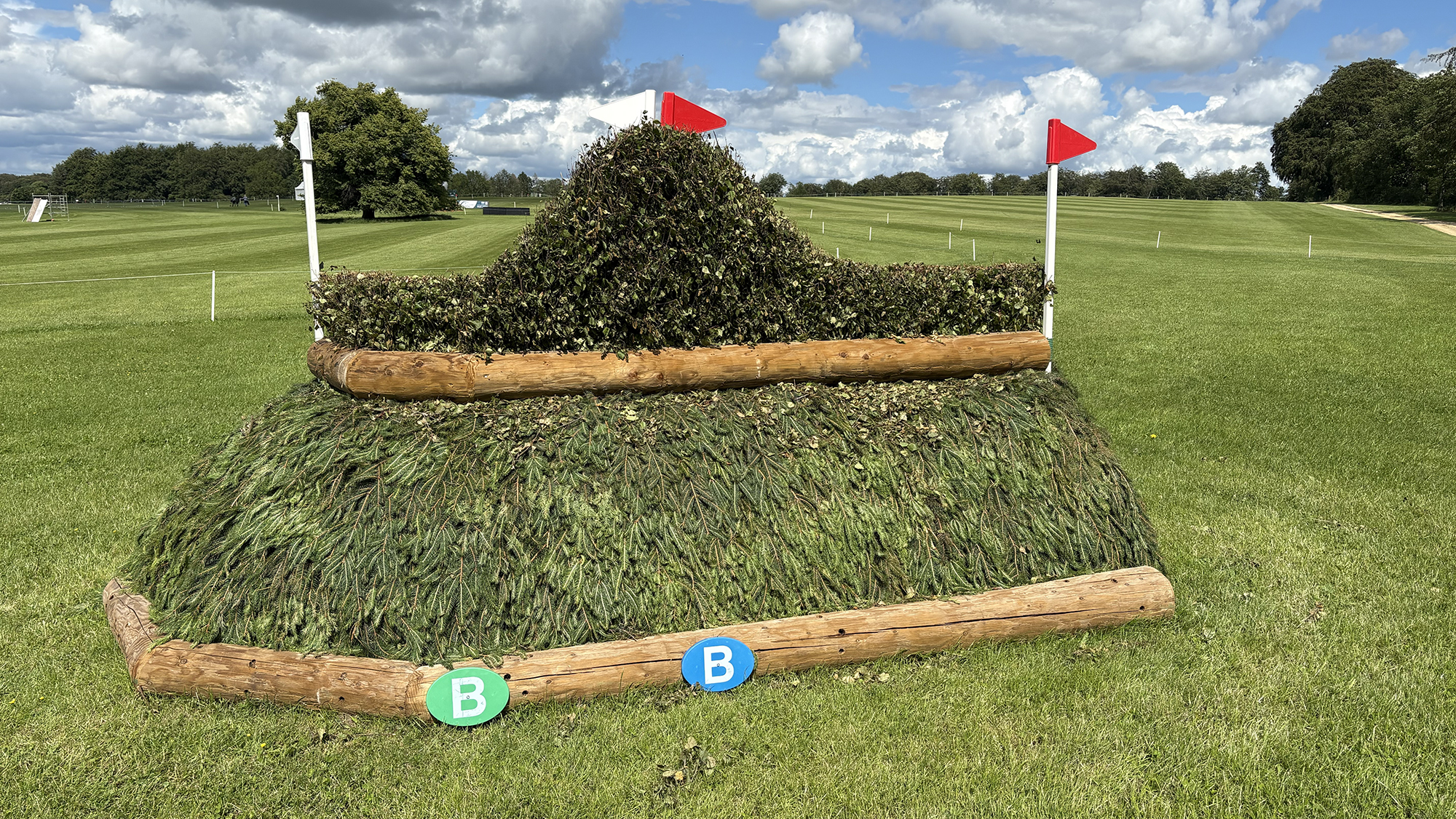 Bramham Horse Trials cross-country course 2026 fence 26b