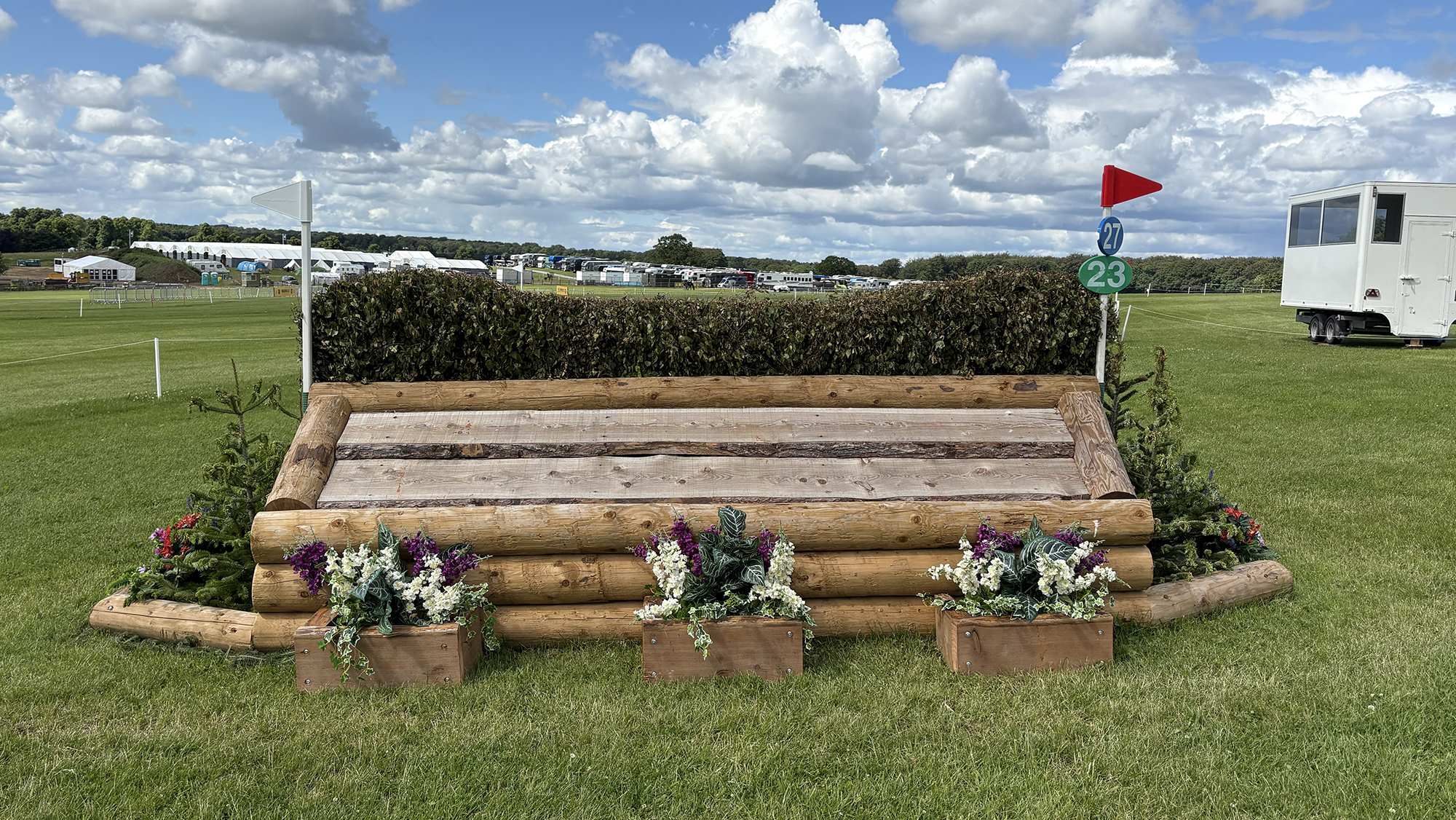 Bramham Horse Trials cross-country course 2026 fence 27