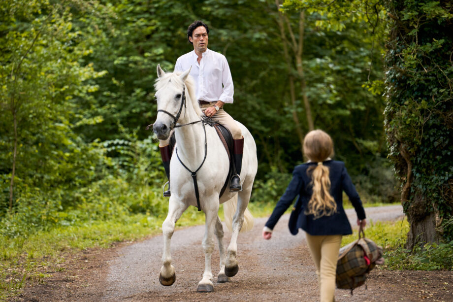 Pictured character Rupert Cambell-Black in a scene from Rivals.