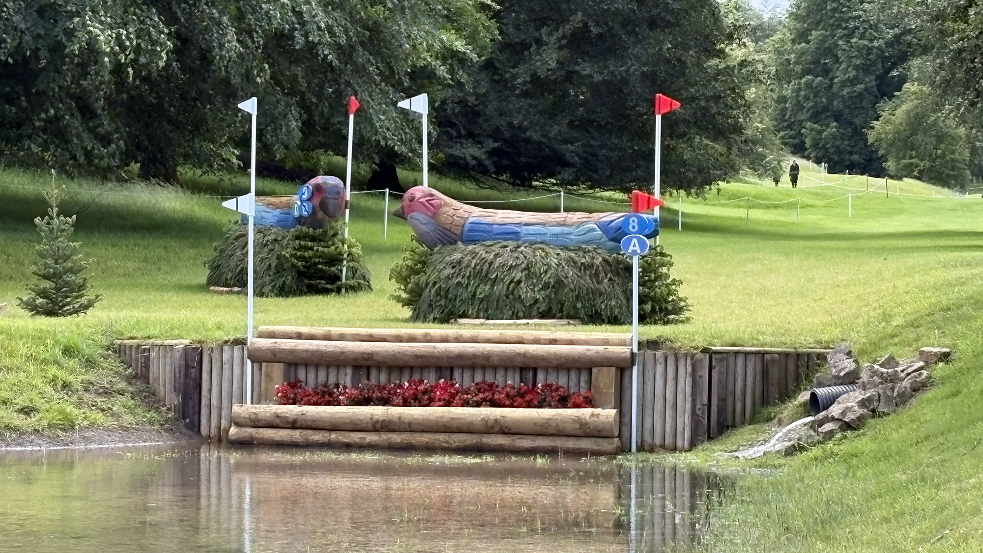 Bramham Horse Trials cross-country course 2026 fence 8ab