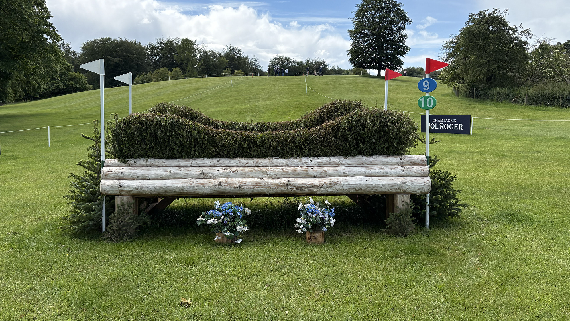Bramham Horse Trials cross-country course 2026 fence 9