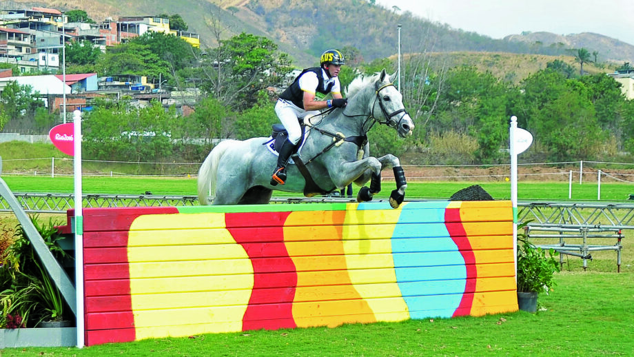 Pictured Australian Olympic team bronze medallists Stuart Tinney and Pluto Mio at the Rio Olympics.