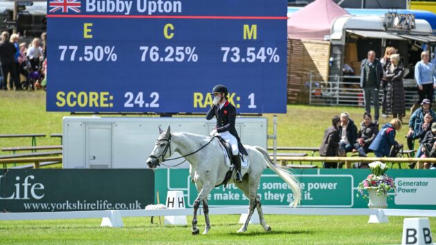 Bubby Upton on today’s Bramham test, her new cross-country system and latest back surgery