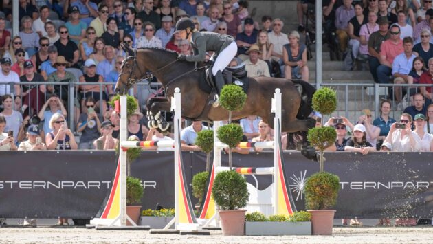 ‘The most genuine horse’: Olympic horse retains Luhmühlen title as Andrew Hoy impresses
