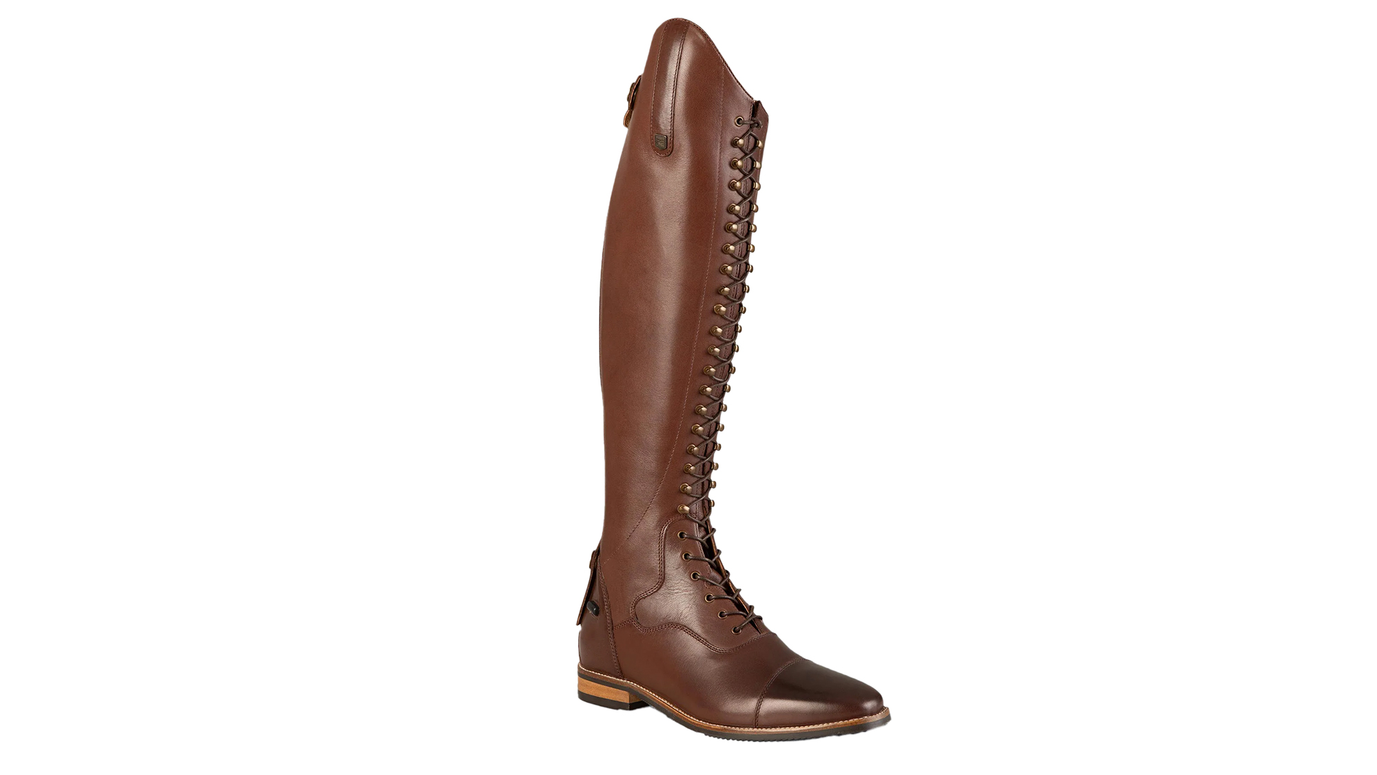 Premier Equine Maurizia Ladies Lace Front Tall Leather Riding Boots
