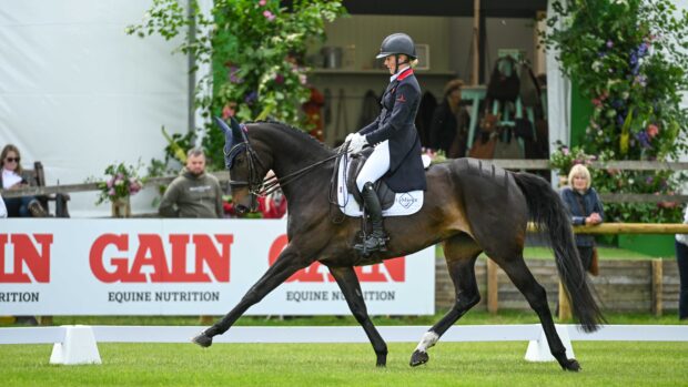 Yasmin Ingham and Gypsie Du Loir in the Bramham Horse Trials dressage 2026.