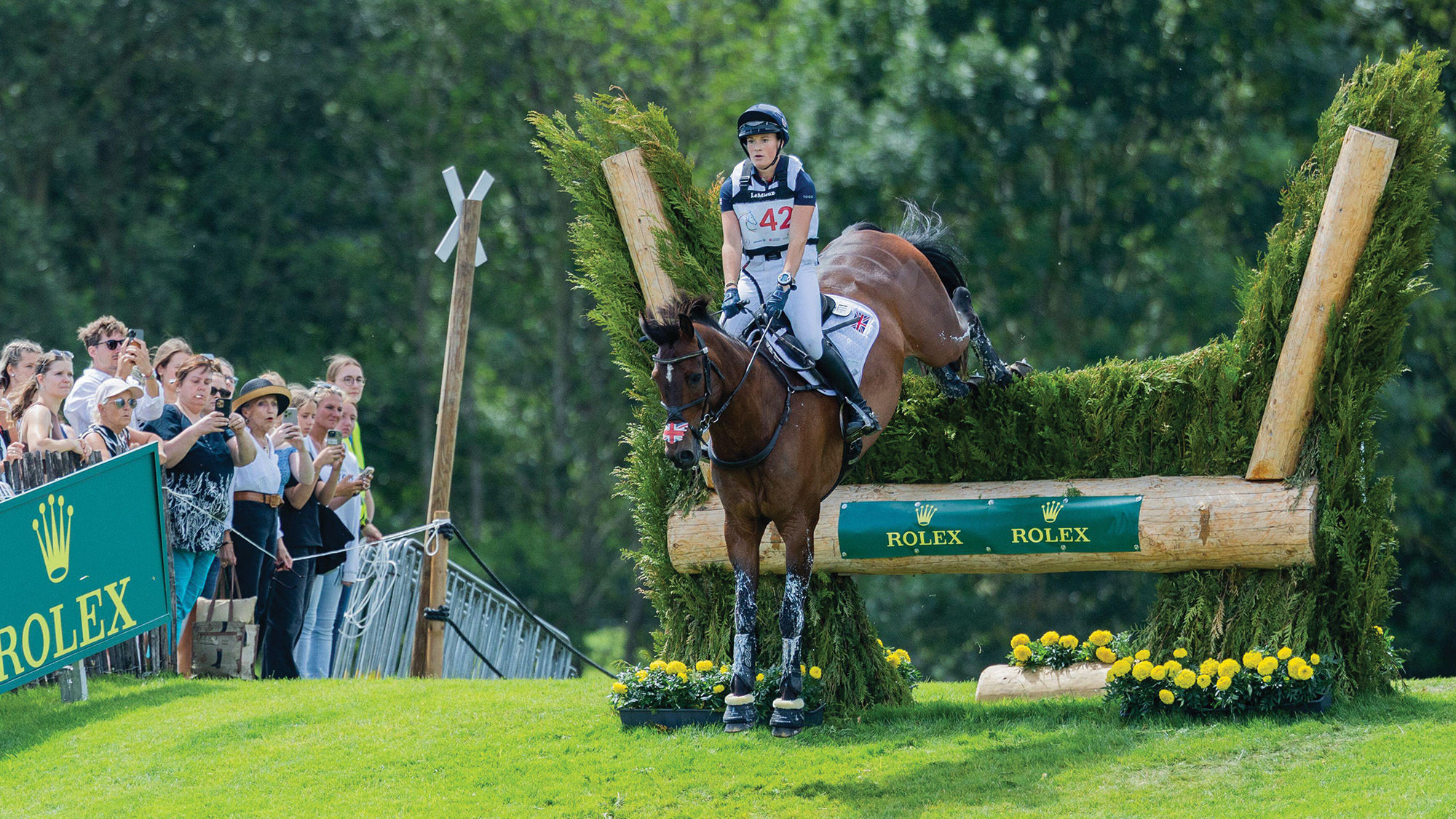 Bubby Upton and Cannavaro at Aachen 2025. This site will host the World Championships cross-country in 2026 