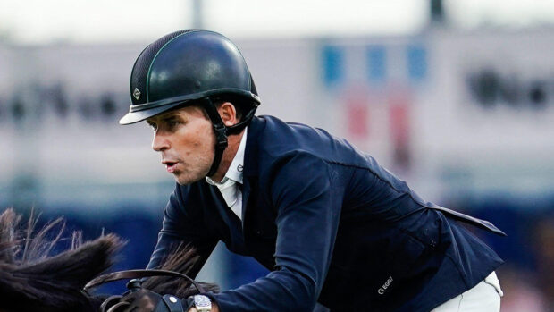 Pictured Irish showjumper Conor Swail.
