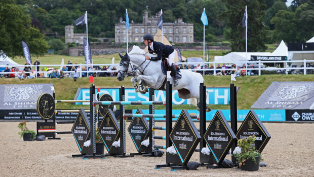 Pictured Jack Whitaker and D&H Valmy De La Lande at Bolesworth International.