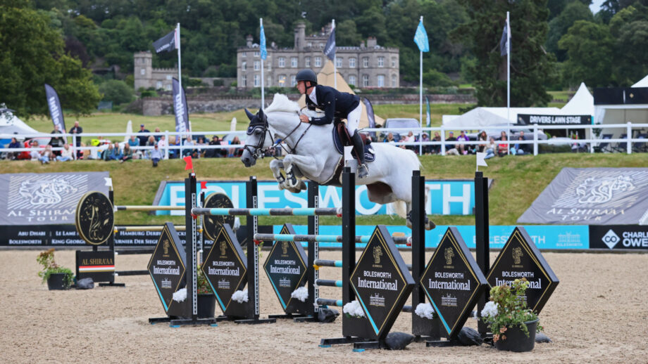 Pictured Jack Whitaker and D&H Valmy De La Lande at Bolesworth International.