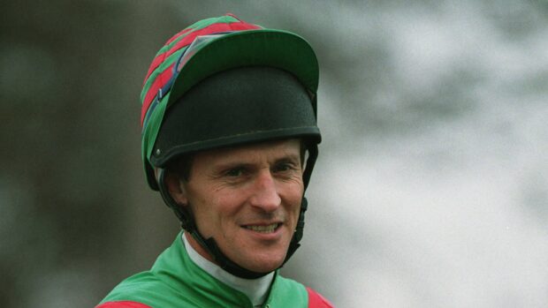 A close-up of jockey Graham Bradley